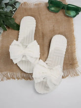 Bow Knot Open Toe Slippers Woman Slippers