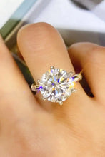 5 Carat Moissanite 6-Prong Ring Silver Rings