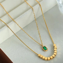 18K Gold-Plated Double-Layered Necklace Necklaces