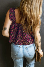 Printed Square Neck Tank Tanks & Camis