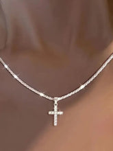 925 Sterling Silver Cross Necklace Necklaces