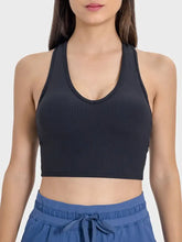 Millennia Scoop Neck Wide Strap Active Tank Woman Activewear