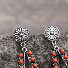 Alloy Beaded Teardrop Earrings Earrings