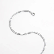 925 Sterling Silver Inlaid Zircon Bracelet Necklaces