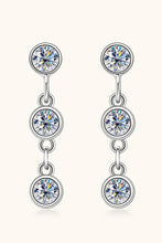 Moissanite 925 Sterling Silver Drop Earrings Earrings