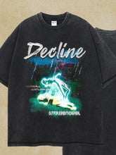 Men's Graphic Round Neck Half Sleeve T-Shirt Mens Tops
