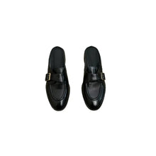 Round Toe Flats Loafers Black Woman Loafers