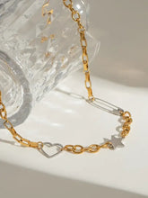 Stainless Steel Star Heart Necklace Necklaces