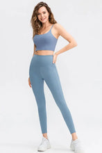 Wide Waistband Slim Fit Long Sports Pants Woman Leggings