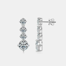 4 Carat Moissanite 925 Sterling Silver Earrings Earrings