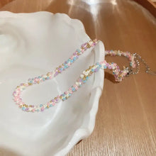 Titanium Steel Rice Bead Necklace Fashion Jewelry