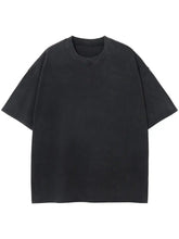 Men's Round Neck Half Sleeve T-Shirt Black Mens Tops