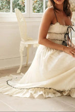 Frill Tied Front Midi Cami Dress Casual Dresses