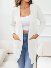 Open Front Long Sleeve Cardigan Woman Outerwear