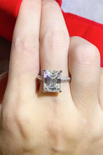 5 Carat Moissanite Platinum-Plated Ring Silver Rings