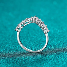 925 Sterling Silver Moissanite V Shape Ring Rings