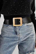 Alloy Buckle PU Leather Belt Belts