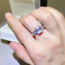3 Carat Moissanite 925 Sterling Silver Ring Silver Rings