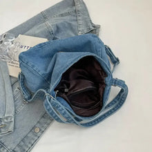 Adjustable Strap Denim Shoulder Bag Shoulder Bags