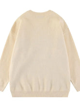 Men's Gradient Letter Pattern Long Sleeve Sweater Mens Tops