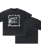 Men's Graphic Round Neck Half Sleeve T-Shirt Mens Tops