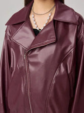 Zip Up Drop Shoulder Jacket Woman Outerwear