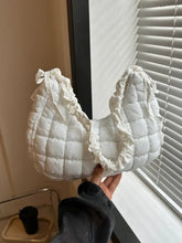 Bubble Texture Ruched Strap Quilted Shoulder Bag Shoulder Bags