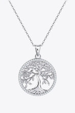 Adored 925 Sterling Silver Moissanite Tree Pendant Necklace Necklaces