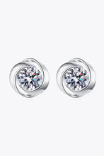 Feeling Fun Moissanite Stud Earrings Silver One Size Earrings
