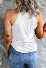 Floral Graphic Grecian Neck Tank Tanks & Camis