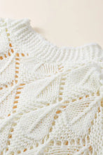Openwork Open Front Long Sleeve Cardigan Cardigans
