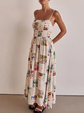 Smocked Square Neck Cami Dress Casual Dresses