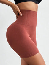 Seamless High Waist Active Shorts Woman Activewear