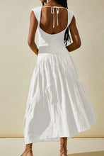 Square Neck Wide Strap Dress Casual Dresses