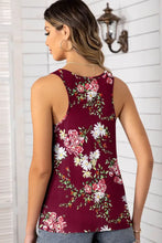 Floral Scoop Neck Tank Top Tanks & Camis