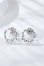 Moissanite Platinum-Plated Earrings Earrings