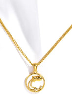 Constellation Pendant Stainless Steel Necklace Aguarius One Size Necklaces