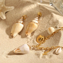 Ocean Theme Necklace and Earrings Jewelry Set Fashion Jewelry