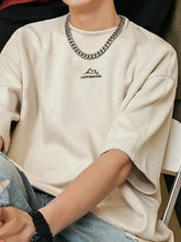 Men's Round Neck Half Sleeve T-Shirt Mens Tops