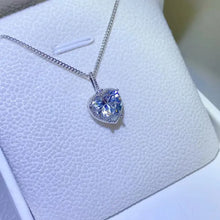 2 Carat Moissanite 925 Sterling Silver Necklace Necklaces