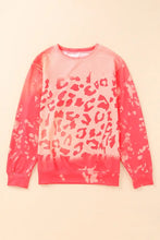 Printed Round Neck Dropped Shoulder Sweatshirt Woman Sweatshirts