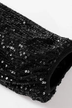 Sequin Zip Up Long Sleeve Jacket Woman Outerwear