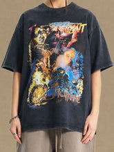 Men's Graphic Round Neck Half Sleeve T-Shirt Mens Tops