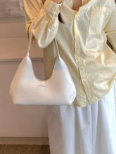 PU Leather Shoulder Bag White One Size Shoulder Bags