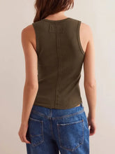 V-Neck Wide Strap Tank Tanks & Camis