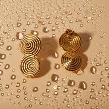 18K Gold-Plated Stainless Steel Earrings Earrings