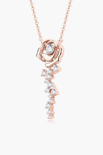 925 Sterling Silver 18K Rose Gold-Plated Pendant Necklace Necklaces
