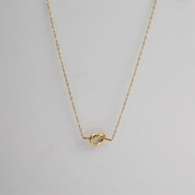 18K Gold-Plated Knotted Necklace Necklaces
