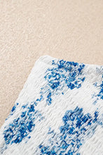 Printed Tie Shoulder Dress Casual Dresses