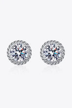2 Carat Moissanite 925 Sterling Silver Stud Earrings Silver One Size Earrings